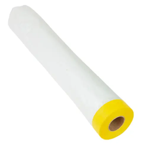 PLASTICO CON CINTA SPRAY 90º FLASH 120 CM x 20M