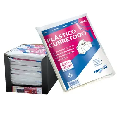 [08112] Cubretodo plástico 4 x 5 m GRUESO