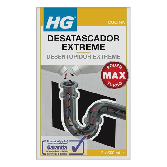 [34310] HG Desatascador Extreme para Atascos Difíciles