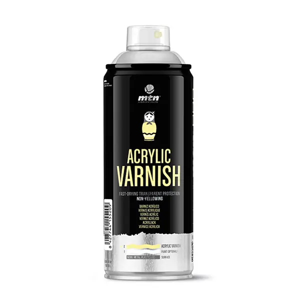 [EX014PR0909] Spray Montana Barniz Satinado Acrílico