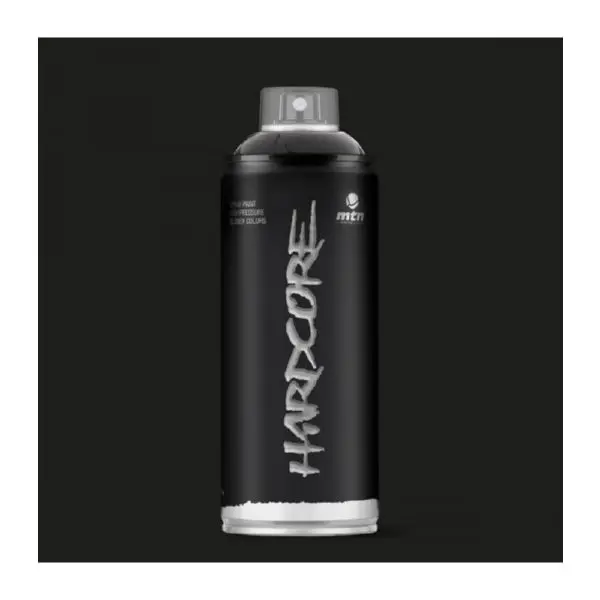 Spray Negro Satinado Hardcore 400 ml