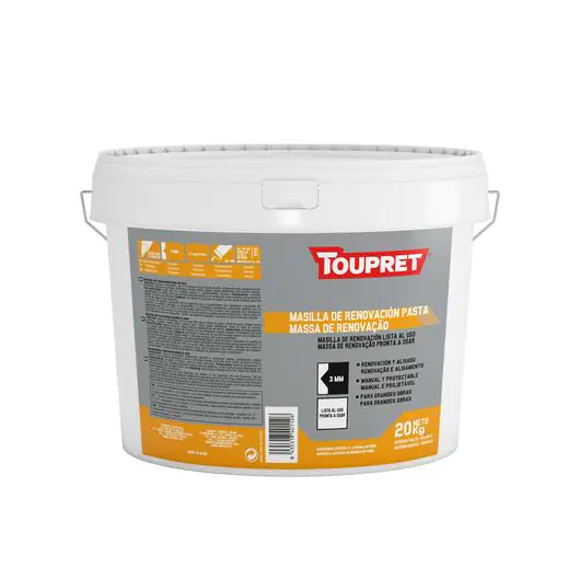 MASILLA DE RENOVACIÓN PASTA - TOUPRET 20 KG