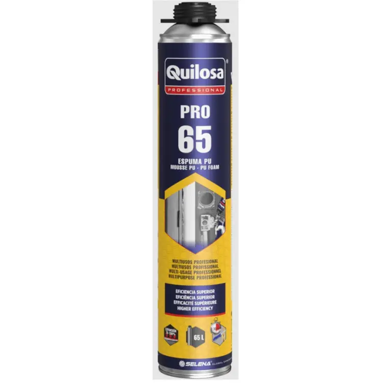 ESPUMA PU PRO 65 AMARILLO 750 ML PISTOLA