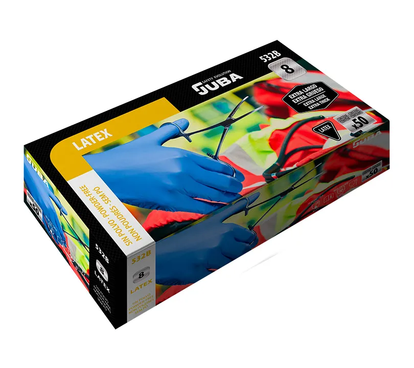 [00171] Guantes de látex Juba - 532B Técnico Talla XL