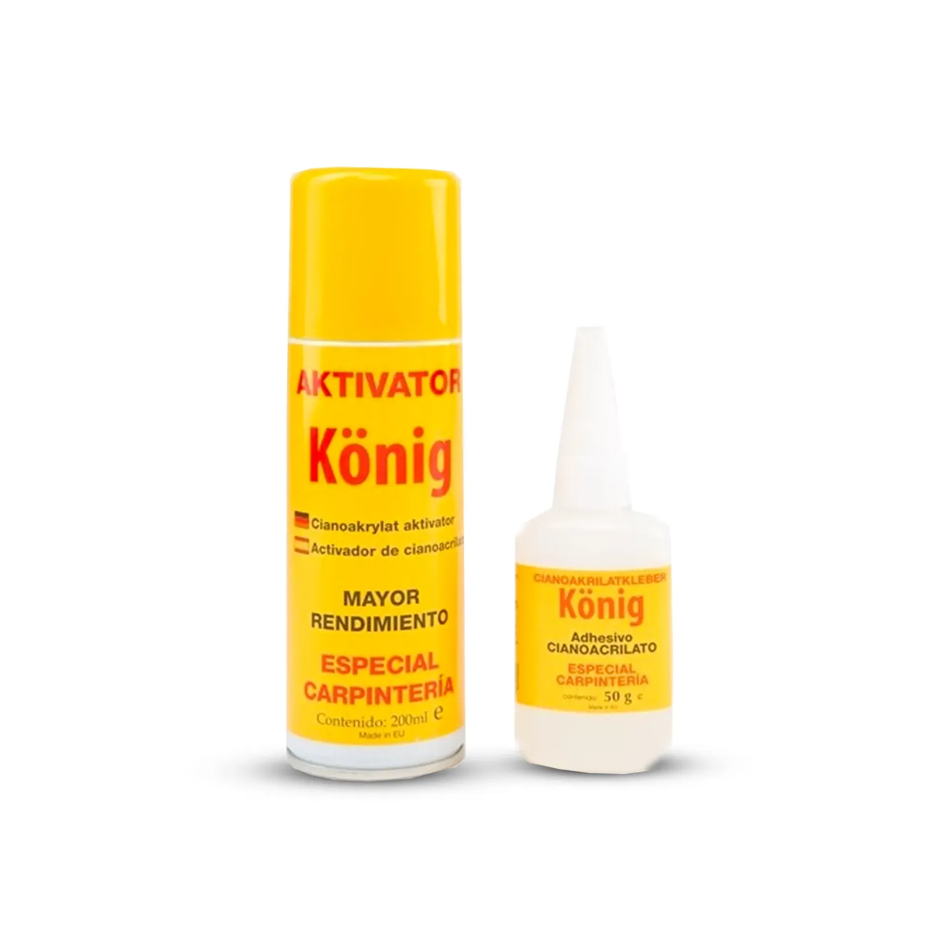[84260] ADHESIVO CIANOACRILATO + ACTIVADOR KONIG