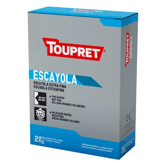 Escayola  Polvo Extra  Fina Toupret 2 Kg
