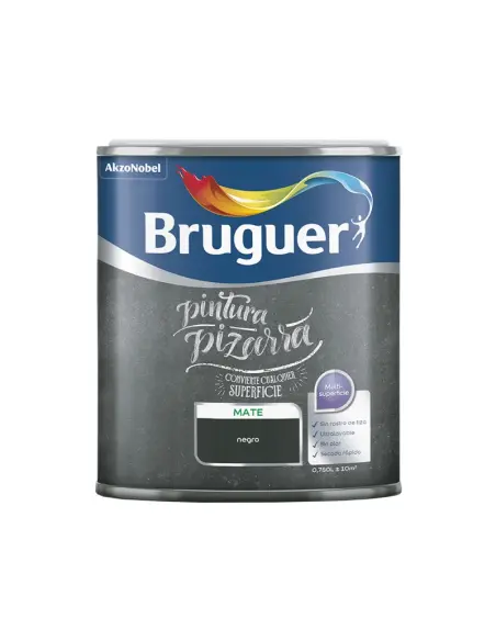 [10161] PINTURA PIZARRAS AL AGUA NEGRO BRUGUER 