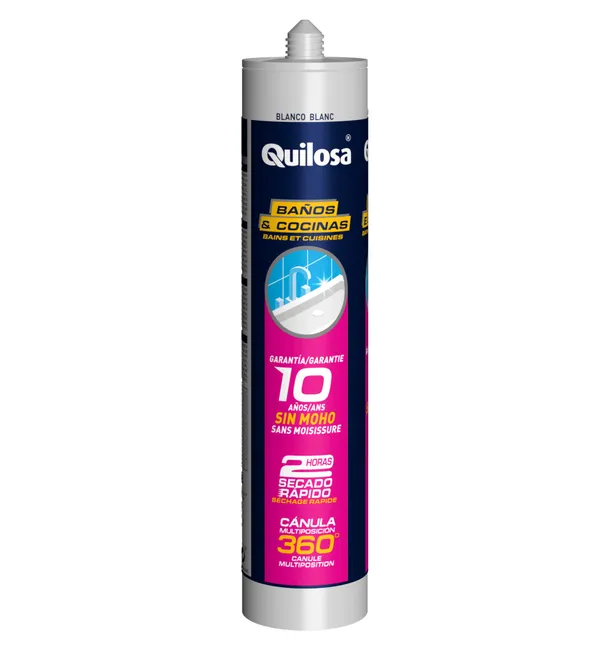 Silicona Trasparente Baños y Cocinas Antimoho 280ml