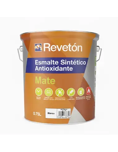 [84320] ESMALTE MATE BLANCO SINTÉTICO ANTIOXIDANTE (750 ml)