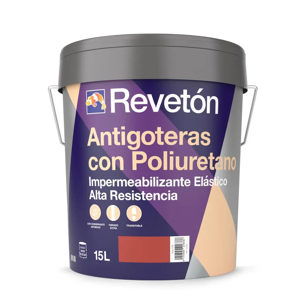 ANTIGOTERAS CON POLIURETANO ROJO TEJA (4 Litros)