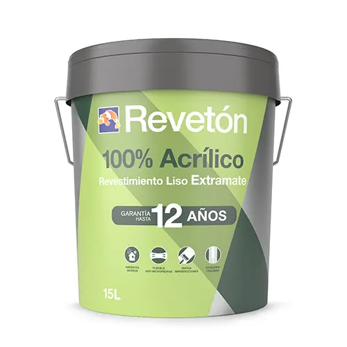 REVETON 100% ACRILICO EXTRAMATE  BLANCO  (750 ml)