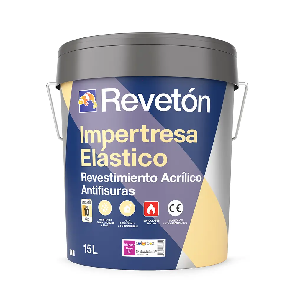 Reveton Impertresa Elástico Mate Blanco