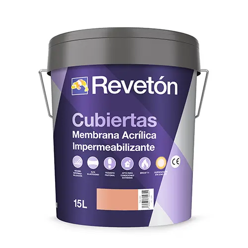 [14547] Cubiertas Rojo Impermeabilizante Membrana Acrílica (750 ml)