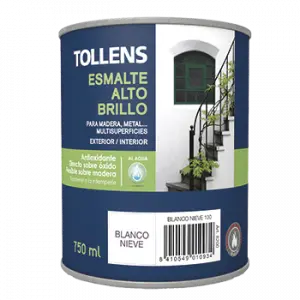 Esmaltes al Agua Alto Brillo Blanco