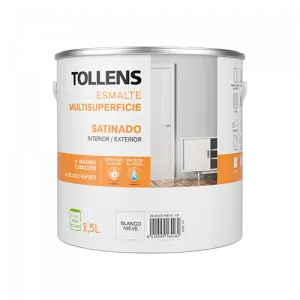 ESMALTE MULTISUPERFICIE SATINADO BLANCO NIEVE (750 ml)