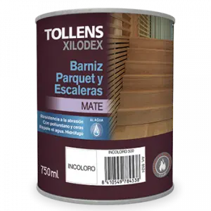 [84100] BARNIZ MATE PARQUET ESCALERA AGUA INCOLORO (750 ml)