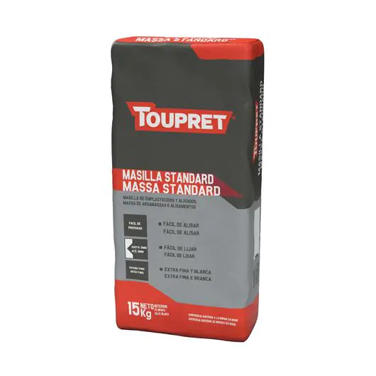 [31805] Masilla Standar Alisados Top Calidad Toupret (1 Kilos)