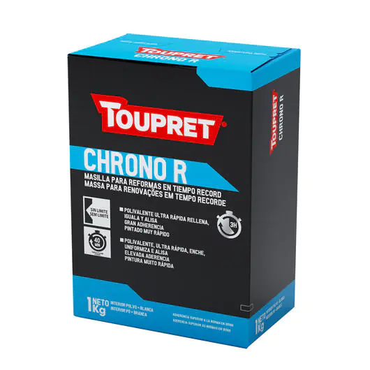 [31806] Masilla Rapida Top Calidad Chrono R Toupret (1 Kilos)