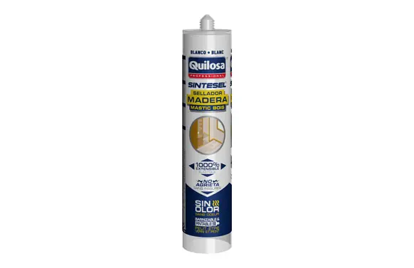 [43709] SILICONA ROBLE GRIS SINTESEL MADERA 300 ML