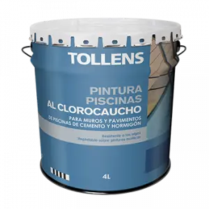 [86678] Pintura Azul Claro al Clorocaucho para Piscinas (4 Litros)