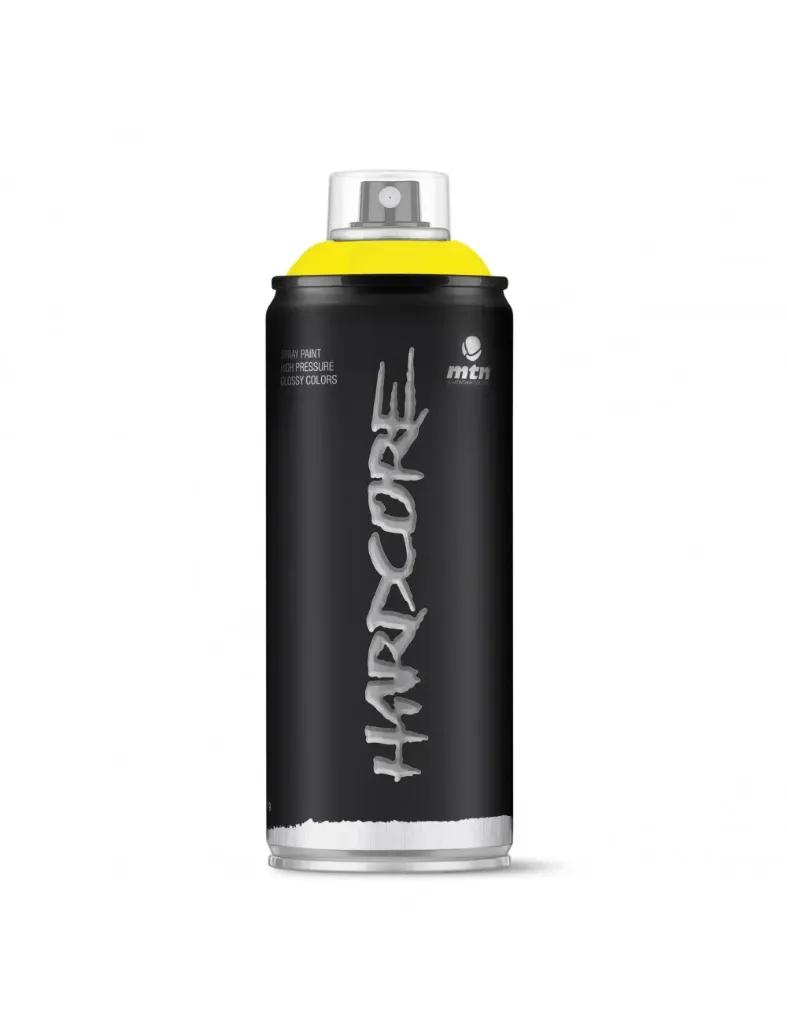 SPRAY HARDCORE AMARILLO CLARO RAL1021  400ML