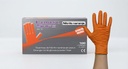Guantes Nitrilo Diamantado Naranja L