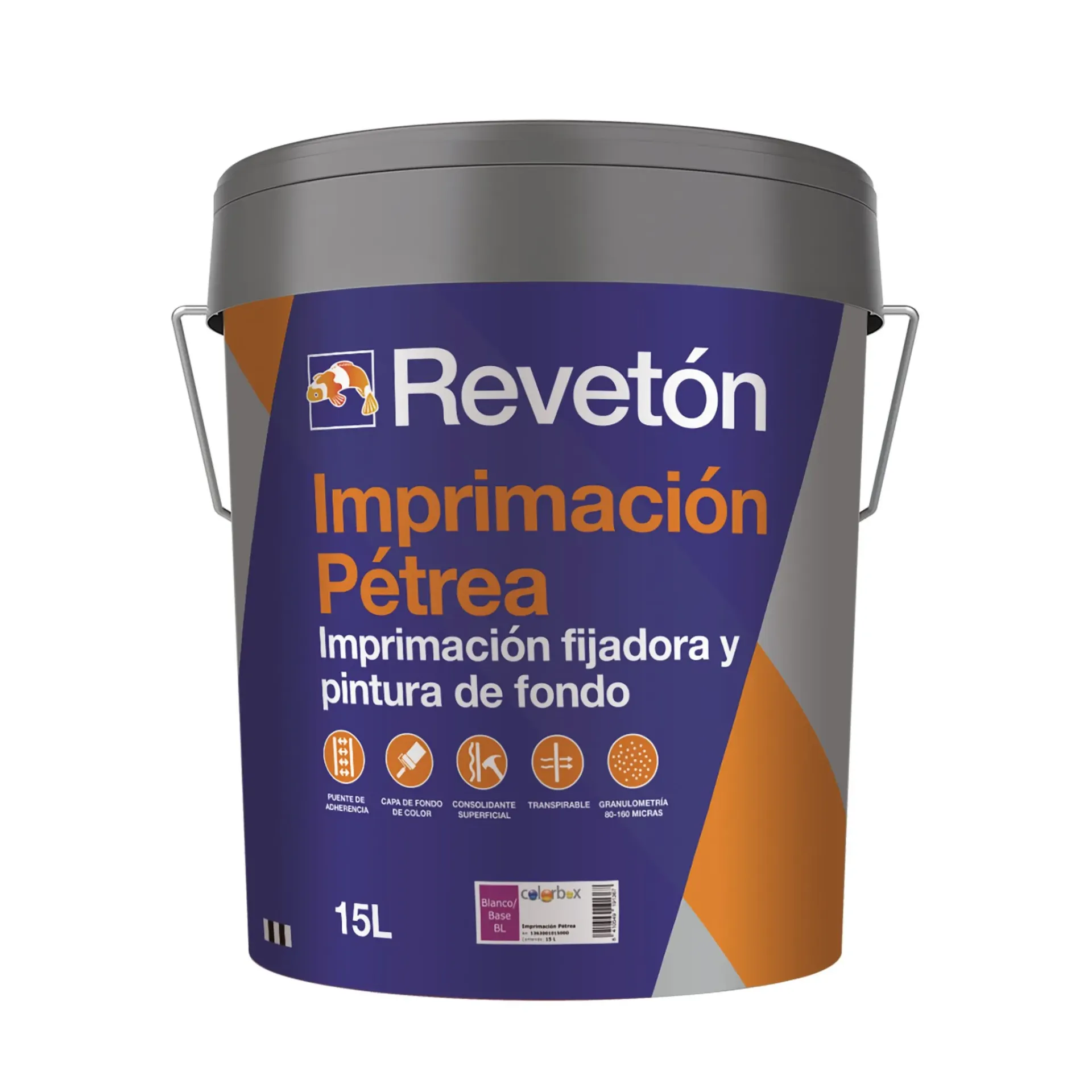Imprimación Pétrea Blanca 15 Lts