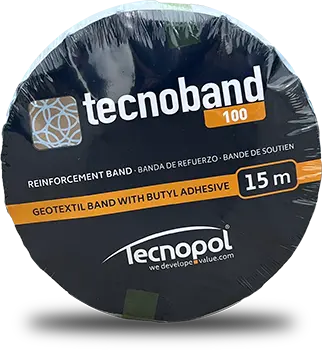 [14508] Tecnoband 100 Banda Geotextil Autoadhesiva de Butilo