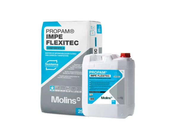 PROPAM IMPE FLEXITEC - Mortero de Impermeabilización Flexible para Hormigón y Mampostería 32 kg