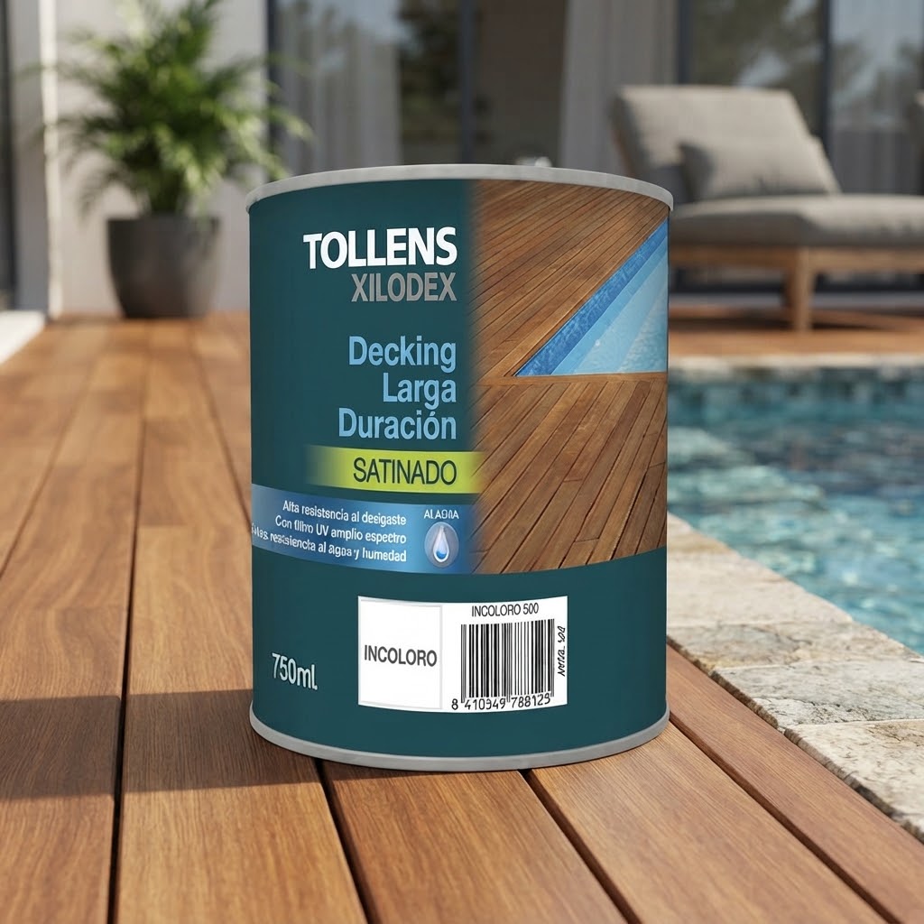 Decking Larga Duración Satinado al Agua  4 LT