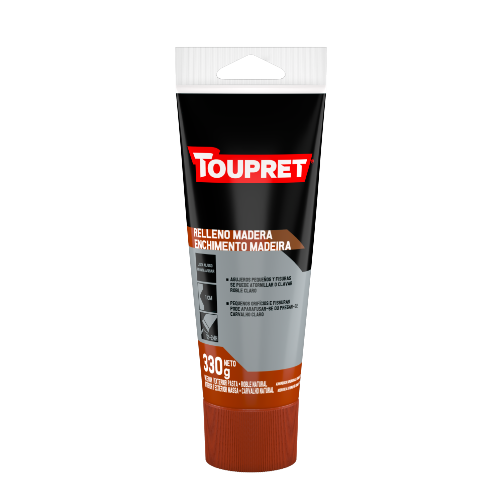 Toupret Masilla Relleno Madera Roble Claro (300 Gramos)