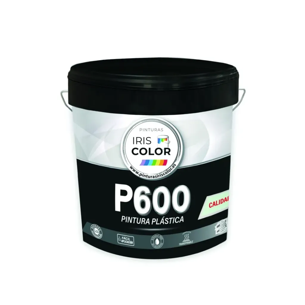PINTURA P600 NEGRO IRIS  COLOR (4 Litros)
