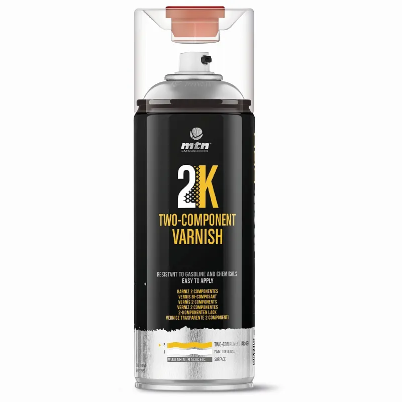 ESPRAY BARNIZ 2K BRILLANTE TRANSPARENTE 400ML