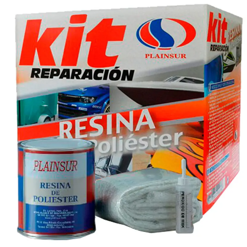KIT REPARACIÓN RESINA DE POLIESTER (1 KG)