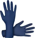 Guantes Látex Alta Resistencia Azul Sin Polvo (50 Unidades) Talla XL