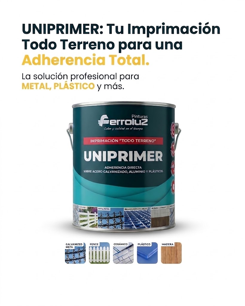 Uniprimer Imprimación Gris Multiusos Todo Terreno 4 kg