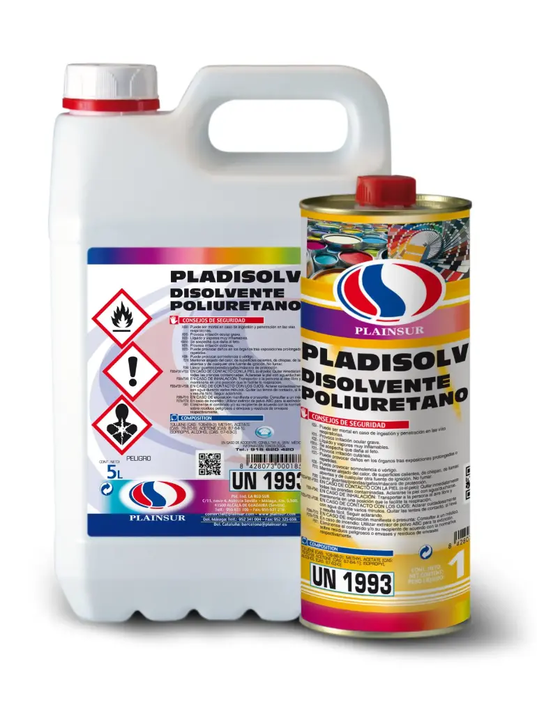 DISOLVENTE POLIURETANO PLAINSUR (1 Litro)