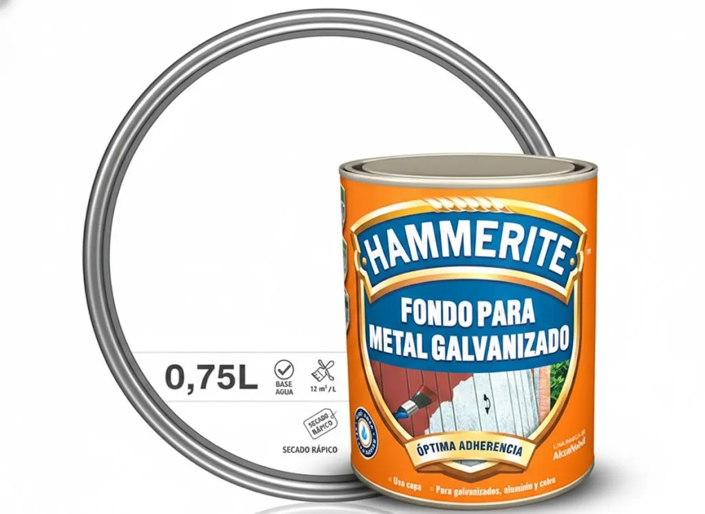 HAMMERITE FONDO METAL GALVANIZADO 750ML