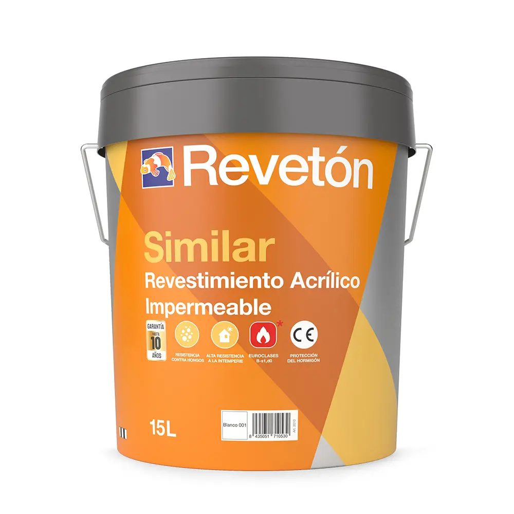 Reveton Similar Rugoso Blanco 15 Lt