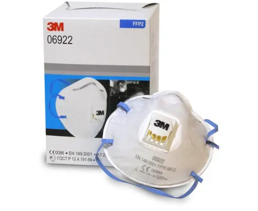 Caja 3M™ Mascarilla para Partículas, FFP2, con Válvula, 8822 - 10 Mascarillas