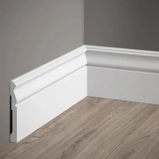 RODAPIÉ PVC LACADO BLANCO