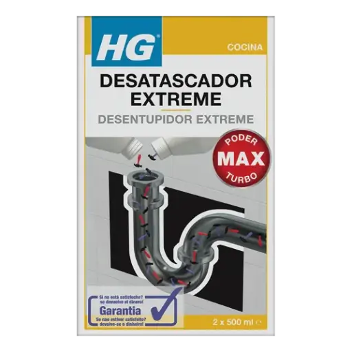 HG Desatascador Extreme para Atascos Difíciles