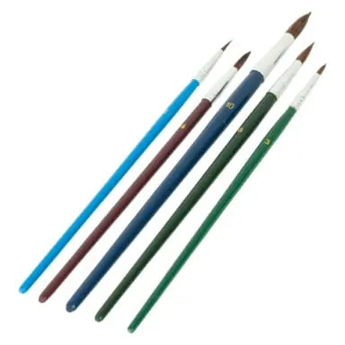 Kit 5 Pinceles Variados Essential Bellas Artes Brico