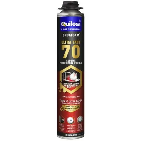 Ultra Fast 70. La Espuma de Poliuretano Más Rápida.