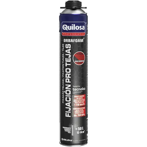 ESPUMA ORBAFOAM TEJAS PISTOLA ROJA 650ML